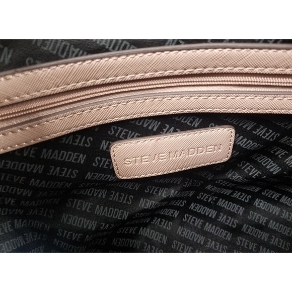 💥NEW STEVE MADDEN Blush Pink Satchel - Picture 4 of 8